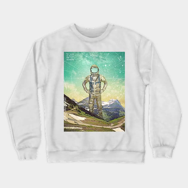 In Peace Crewneck Sweatshirt by deardross